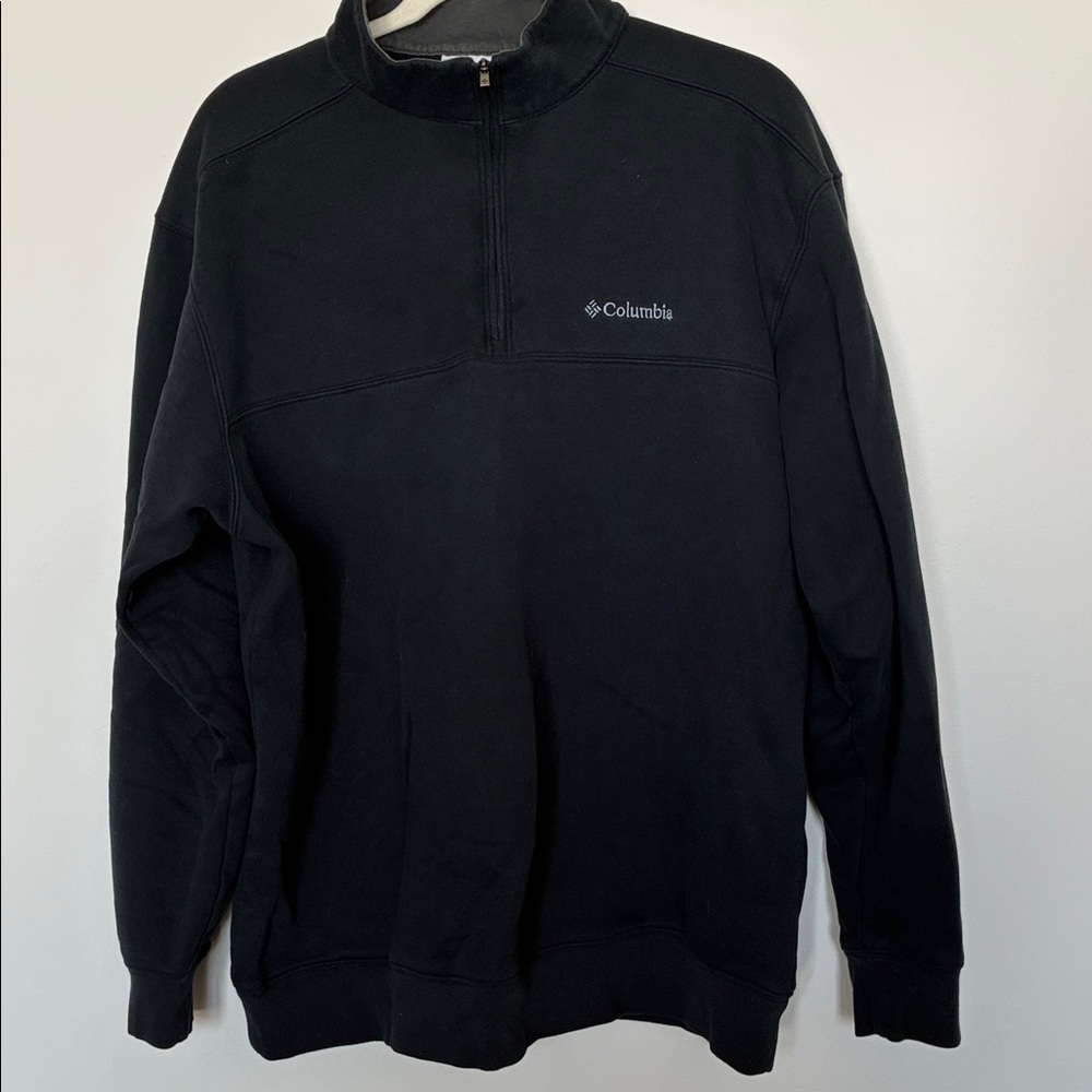 Columbia Men's Black Quarter-Zip Sweater